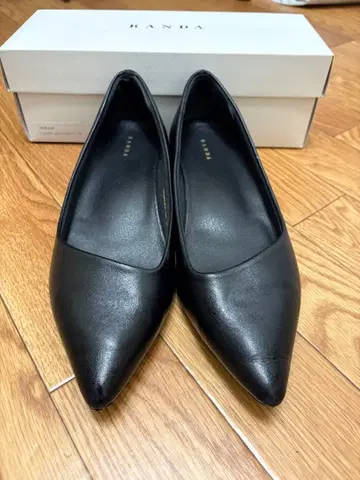 RANDA 스트레스 프리 스틸레토 로우힐 펌프스 블랙