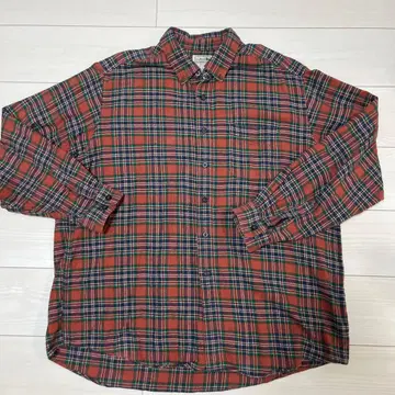L.L.Bean 체크 무늬 플란넬 셔츠 XL 엘엘빈
