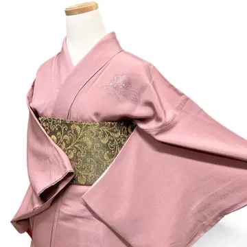 츠케사게 스와토 자수 간제수 설륜 문양 꽃 파도 기모노 123b d ms