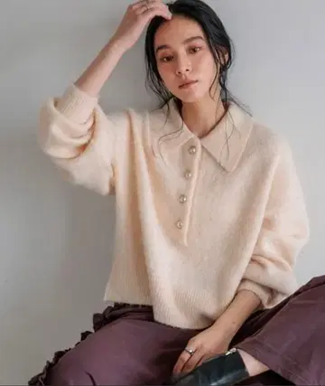 폴로 니트 풀오버 LS