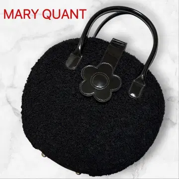 마리콴트 데이지 핸드백 라운드 원형 보아 블랙