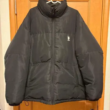 U.S. POLO ASSN. 블랙 다운 자켓 L