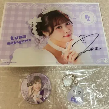 스쿠지 나카가와 루나 아크릴 사진 패널 친필 사인 3주년 + 덤