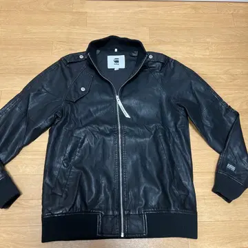 G-STAR RAW 블랙 싱글 라이더 자켓 S