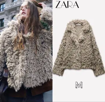 ZARA 플리스 숏 자켓 M
