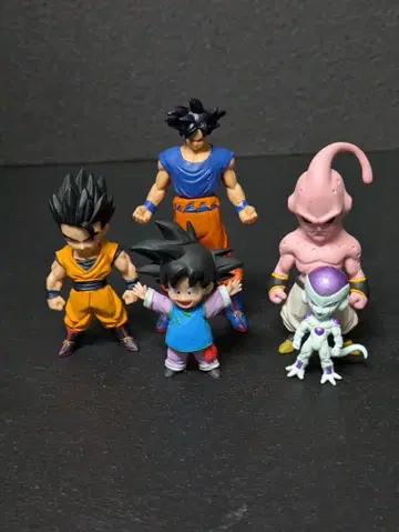드래곤볼 피규어 세트 5체