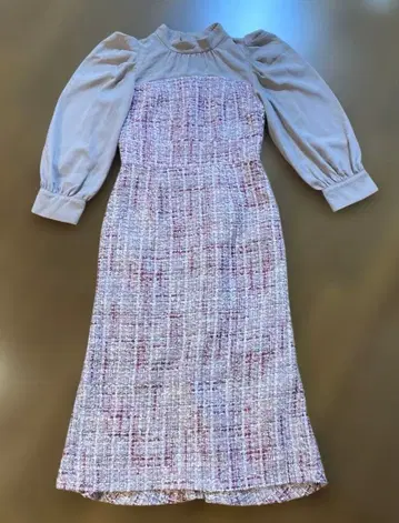 [ 31 Sonsdemode ] 트위드 쉬폰 원피스 결혼식 파티에도