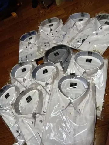 화이트 와이셔츠 3L 사이즈 복수 매 세트