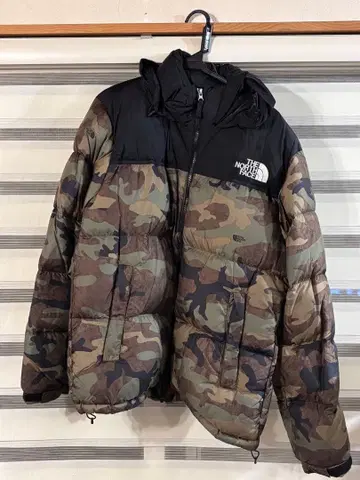 THE NORTH FACE 눕시 다운 자켓 XL 카모플라쥬