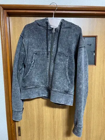 welise 그레이 풀 집업 후드 부착 후드티