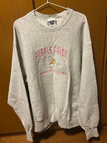 리 XL 미네소타 바이킹스 맨투맨 트레이닝복