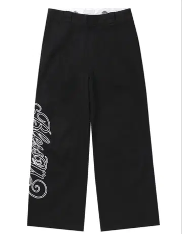 BLESS U x Dickies 워크 팬츠 블랙