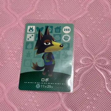 동숲 모동숲 amiibo amiibo 카드 로보