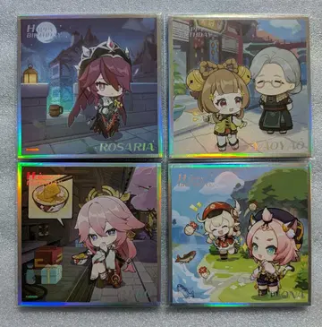 원신 가신기 의 생탄제 미니 색지 아에 미코 디오 로자리아 요요