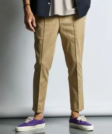 더퍼 껌 스트레치 ] 접촉 냉감 핀턱 테이퍼드 팬츠 XL