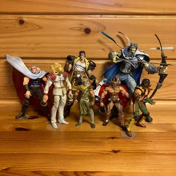 제조사 불명 북두의 권 각 캐릭터 대소 액션 피규어 8체 세트