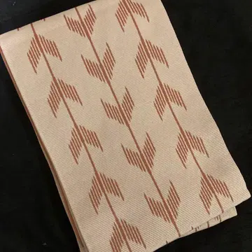 기류 야하네 패턴 리버서블 반폭 오비