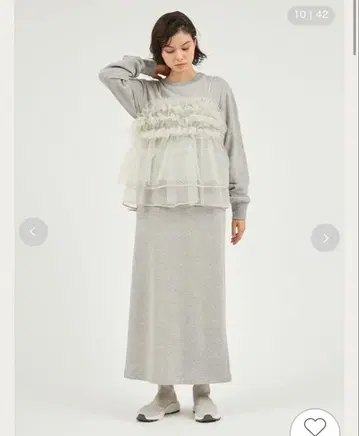 emmi 튤 뷔스티에 x 쭈리 원피스 세트