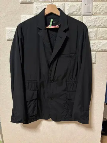 디자인 웍스 블랙 나일론 자켓 size 48