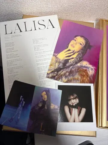 한국 구매 Lisa LALISA 앨범 포토 카드 포함