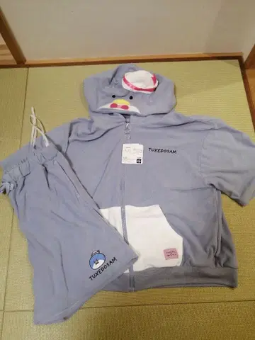 니시무라 유우지 하피단뿌이 턱시도샘 반팔 룸웨어 L