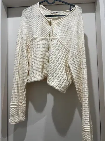 코코딜 가디건 아이보리