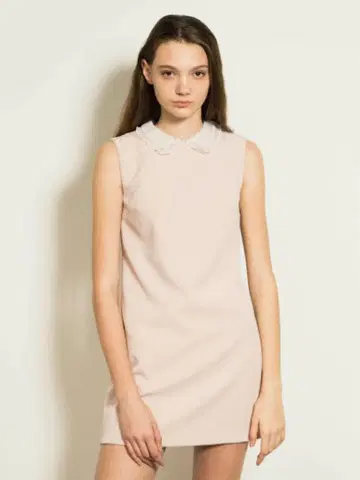 스나이델 컬러 포인트 미니 원피스