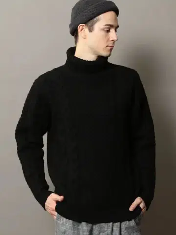 BEAUTY&YOUTH UNITEDARROWS 피셔맨 니트