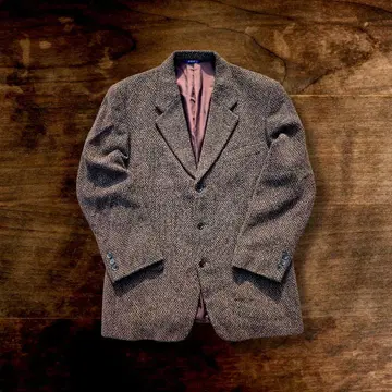 80s [ NINA RICCI ] 울 테일러드 자켓 트위드 클래식