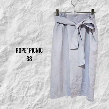 로페피크닉 리본 포함 스커트 38 라벤더