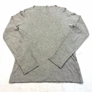 오가닉 코튼 야크모 긴팔 상의 M 그레이