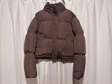 FOLLOWIN 숏 기장 다운 브라운