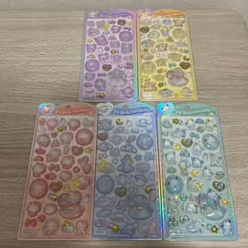 산리오 우루츄루 POP SEAL 씰 5종류