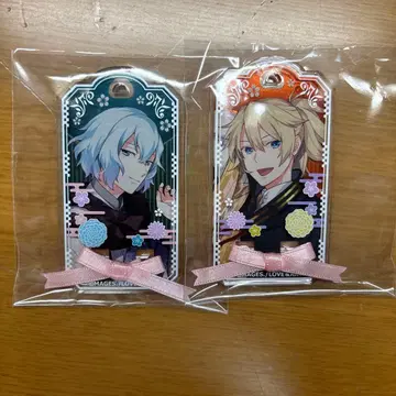 메이지 동경 연가 재수주 트레이딩 리본 타이 아크릴 플레이트 키체인