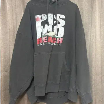 피스모 비치 캘리포니아 후드티 블랙