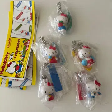 헬로키티 70's 피규어 마스코트 전 5종 풀컴프 가챠