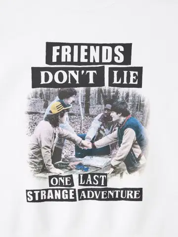 GU 스트레인저 싱스 L 스웨트 셔츠