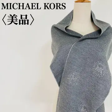 새상품급 마이클코어스 하운드투스 스팽글 스톨 그레이 가을/겨울 고급