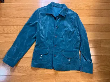 EARTH 테일러드 자켓 파란색