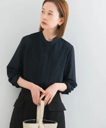 어반리서치 로쏘 네이비 블라우스 FREE