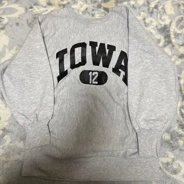 컨디션 최상 90년대 USA 챔피온 리버스 위브 아이오와 XL 그레이