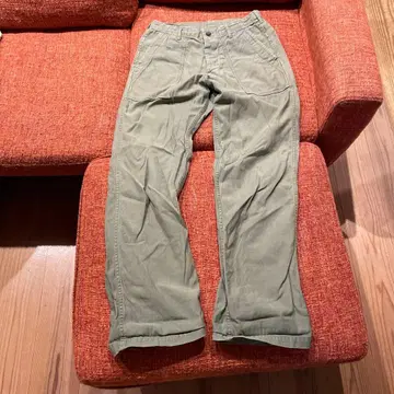 REALMcCOY 올리브 그린 카고 팬츠 SMALL used