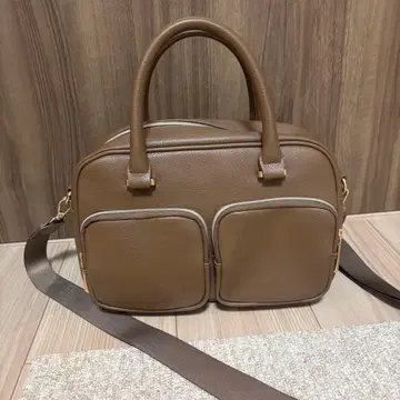 시마무라 tal by yumi 보스턴 백 브라운 숄더백