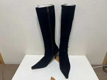 긴자 카네마츠 블랙 롱 부츠