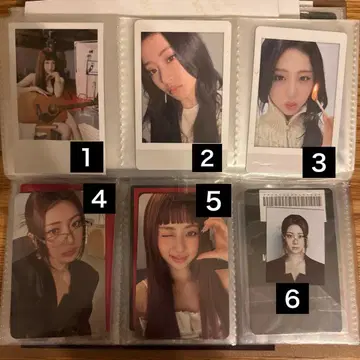 낱개 판매 가능 Le Sserafim 윤진 트레이딩 카드 등