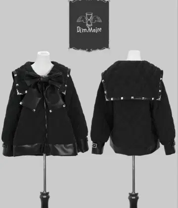 DimMoire 퀼팅 세일러 자켓