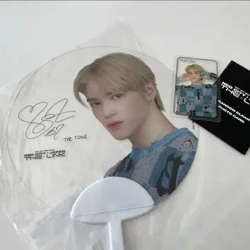 NCT127 이리치루 돔 굿즈 클리어 포토 카드 부채 태용