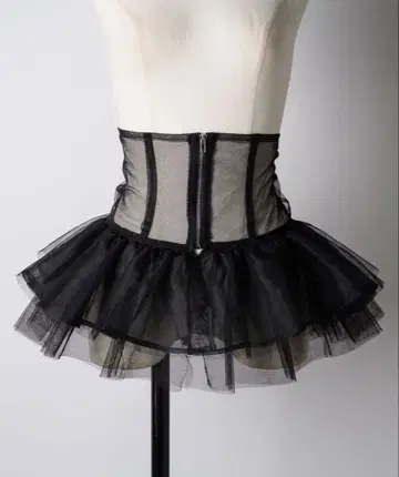 J1U by LA BELLE ETUDE 튤 코르셋 페플럼 벨트