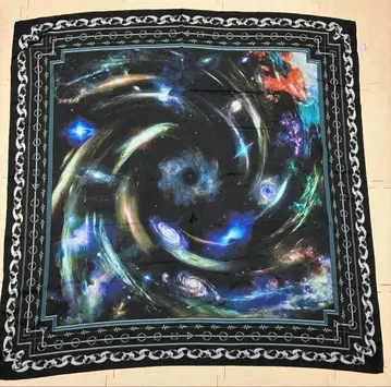 후가함 우주 패턴 스카프