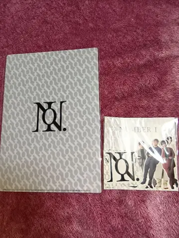 미개봉 새상품 NUMBER I 클리어 파일 스티커 2세트